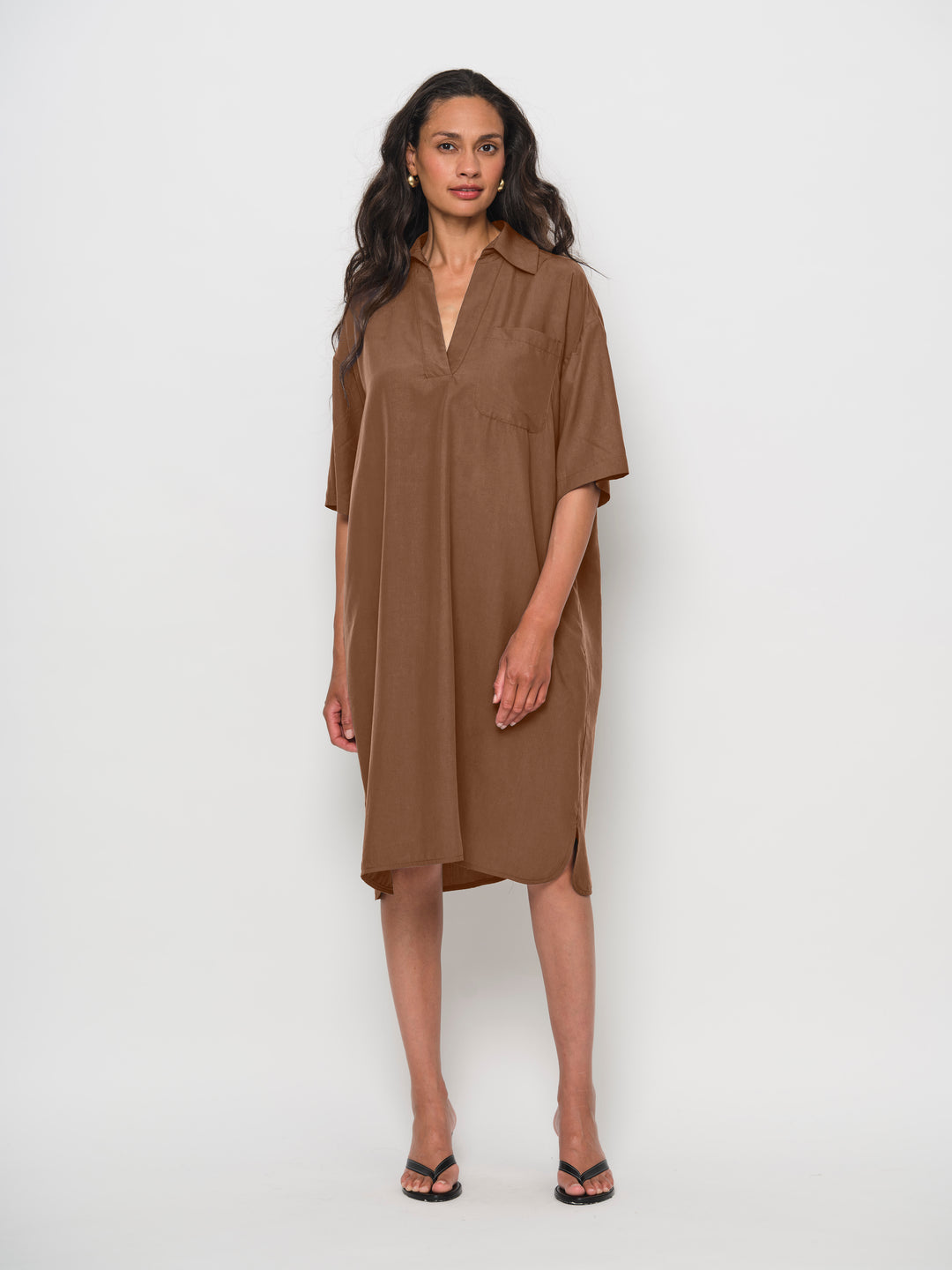 Tencel Shirt Dress