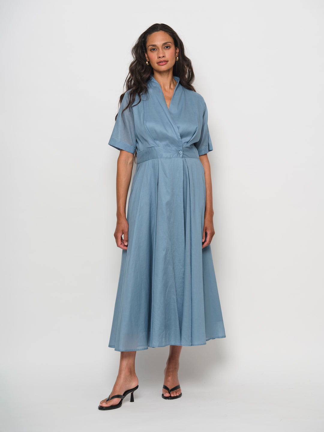 swing dress maxi Youmylove Summer Dresses for Women Floral Maxi Dress Swing Long Dress  Chiffon Floral Short Sleeve Ruffle V Neck Fashion Flowy Dress Maxi Dresses  Beachwear